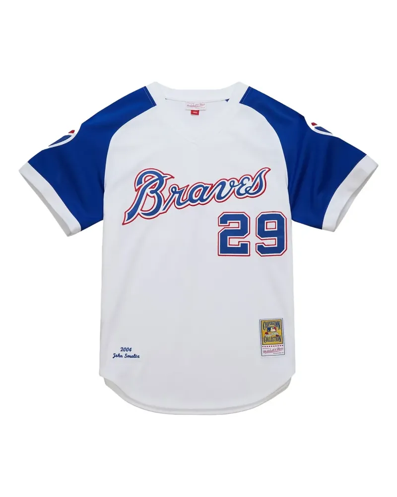 Mitchell & Ness MLB Braves 2004 John Smoltz T-Shirt - Weiß Weiß