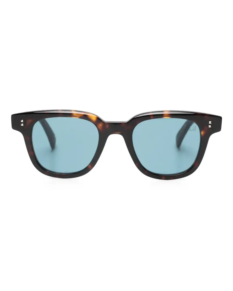 Dunhill Sonnenbrille mit eckigem Gestell - Braun Braun