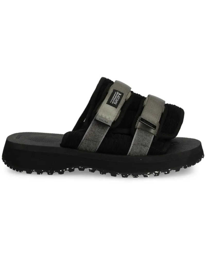 SUICOKE Pantoletten mit Klettverschluss - Grün Grün