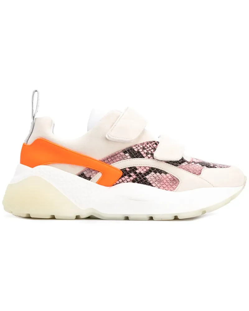 Stella McCartney Eclypse' Sneakers in Python-Optik - Rosa Rosa