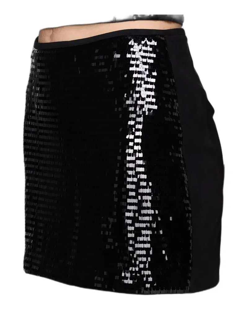 Armani Exchange sequin-embellished mini skirt - Schwarz Schwarz