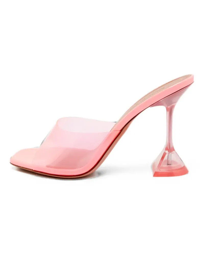 Amina Muaddi Lupita Martini heeled sandals - Rosa Rosa