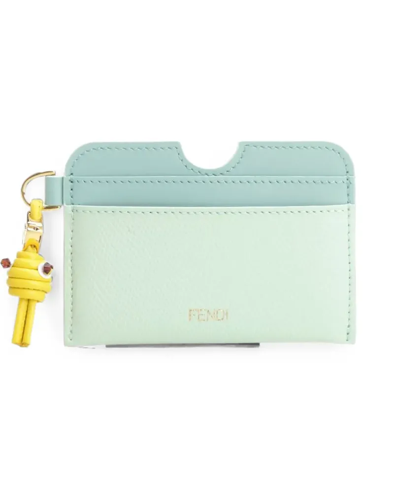 Fendi FF Diamonds fish-charm card holder - Grün Grün
