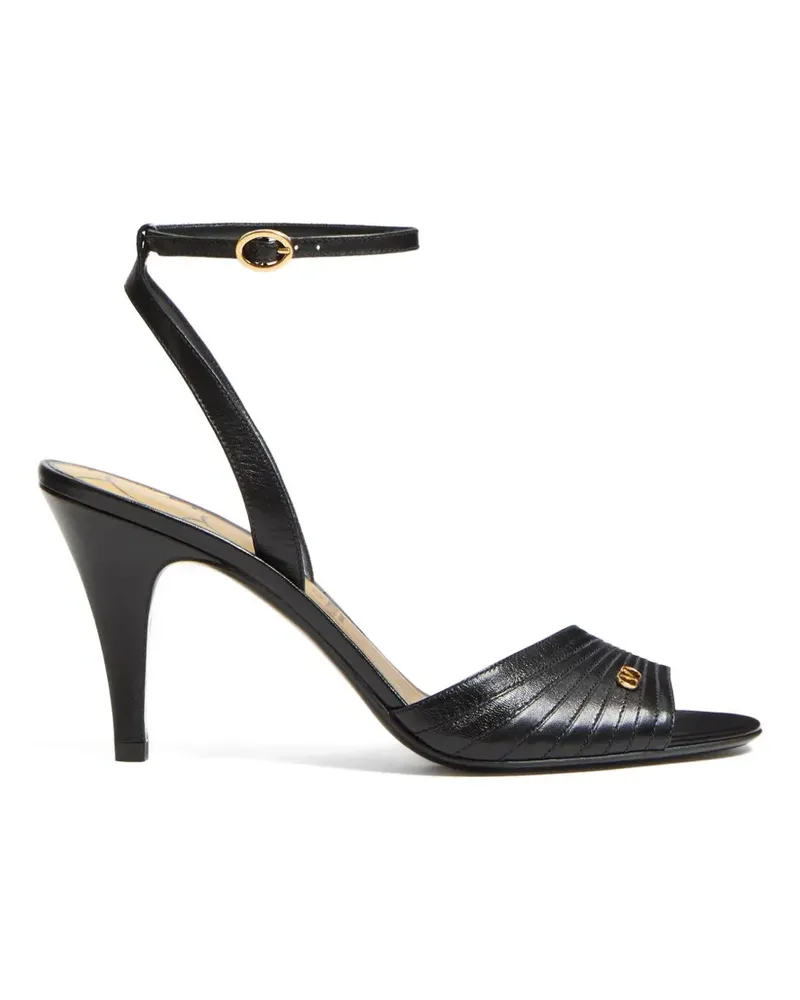 Valentino Garavani Ladycrush Sandalen 85mm - Schwarz Schwarz