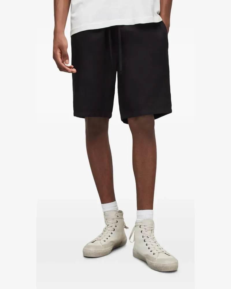 AllSaints Hanbury Shorts mit Kordelzug - Schwarz Schwarz