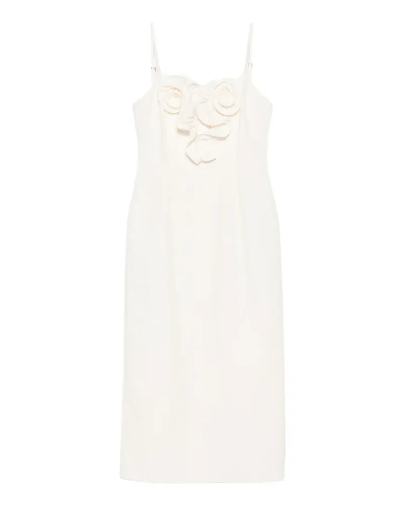 Magda Butrym Kleid mit Blumenapplikation - Nude Nude
