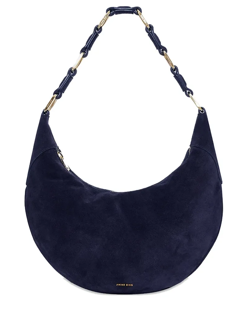 Anine Bing Kate Ketten-Schultertasche - Blau Blau