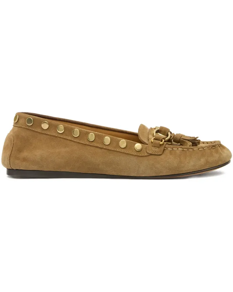Isabel Marant Loafer mit Nieten - Braun Braun