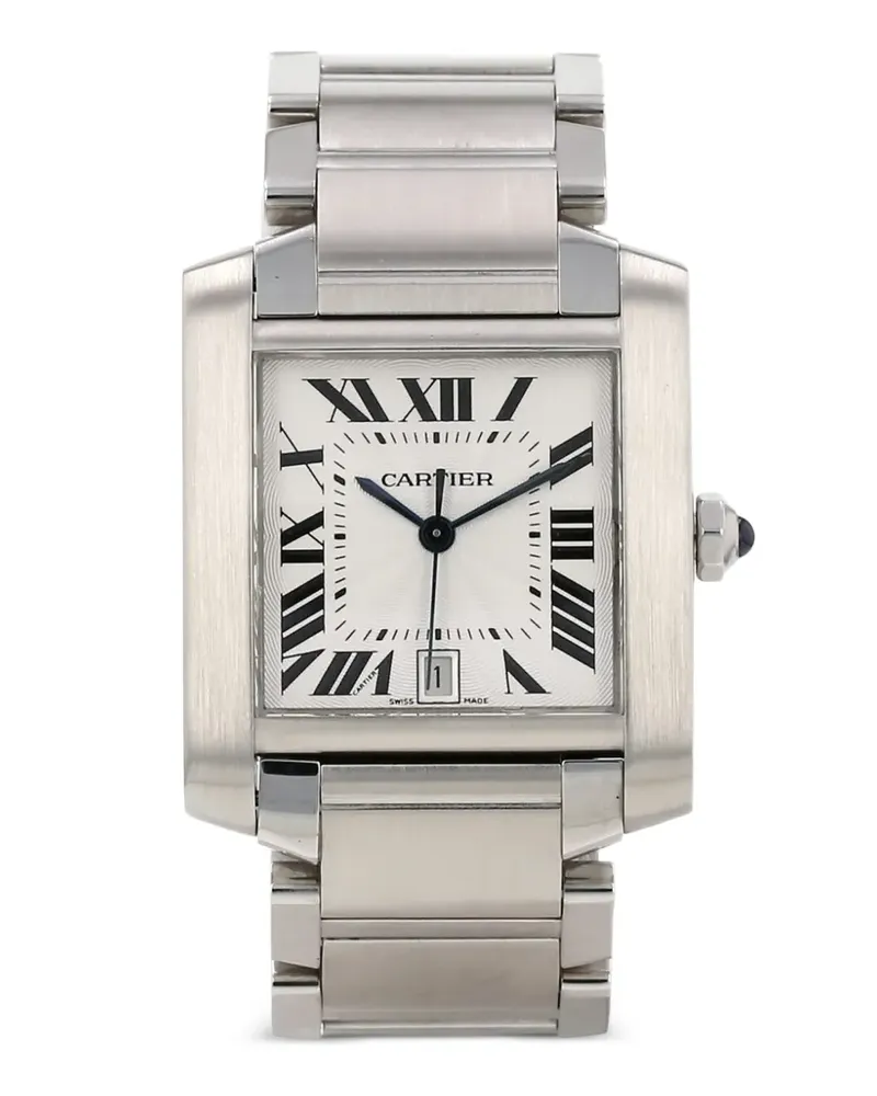 Cartier 2000s Tank Française Armbanduhr 28mm - Weiß Weiß