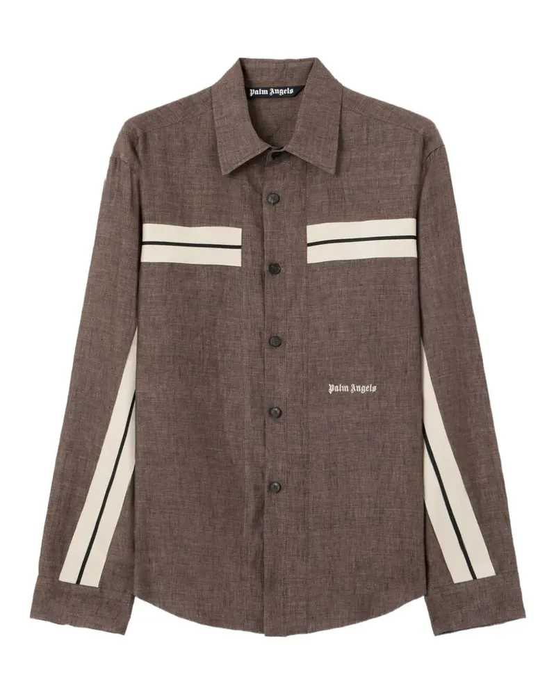 Palm Angels Jogginghemd mit Logo-Stickerei - Braun Braun