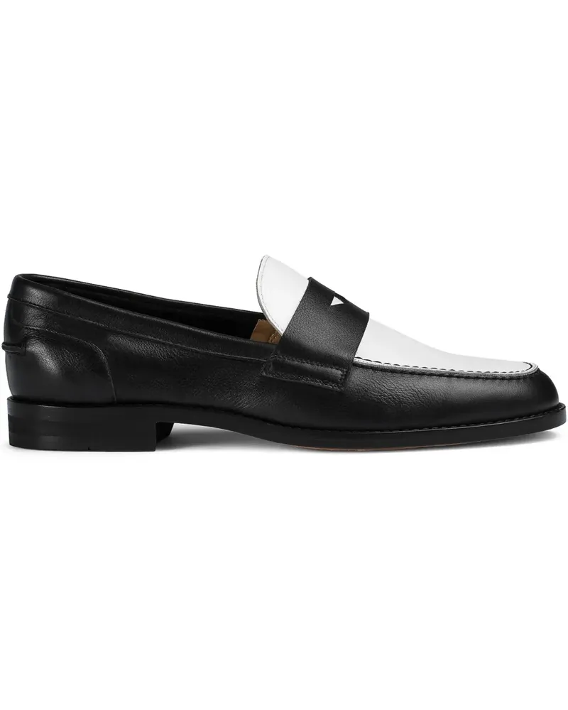 Doucal´s Loafer aus Leder - Schwarz Schwarz
