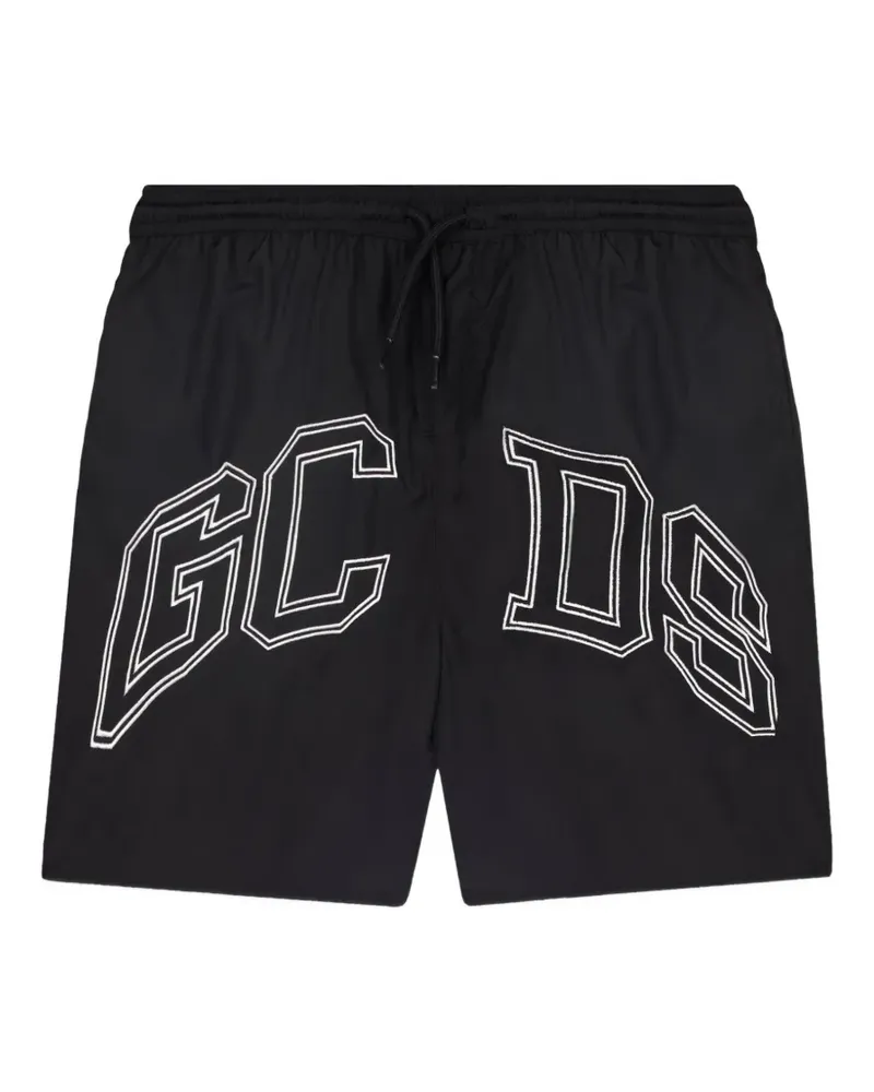 GCDS Badeshorts mit Kordelzug - Schwarz Schwarz