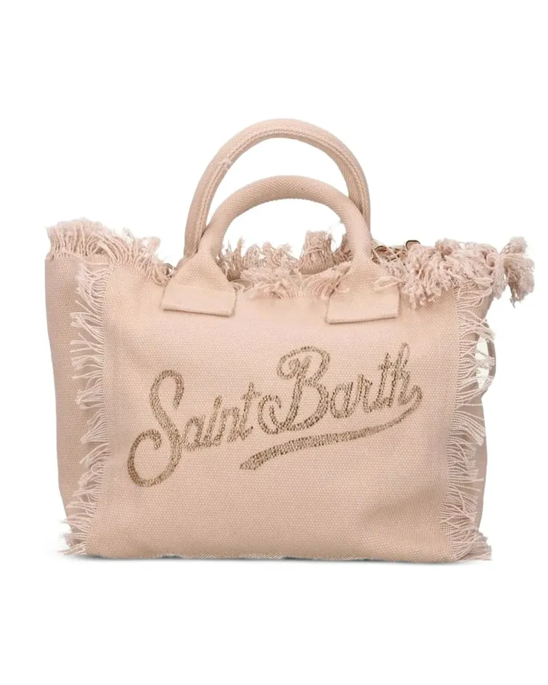 MC2 Saint Barth Ausgefranster Mini Colette Tote Bag - Rosa Rosa