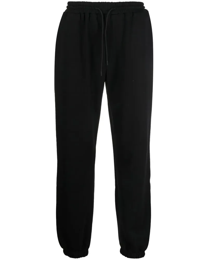 MSGM Jogginghose mit Logo-Print - Schwarz Schwarz
