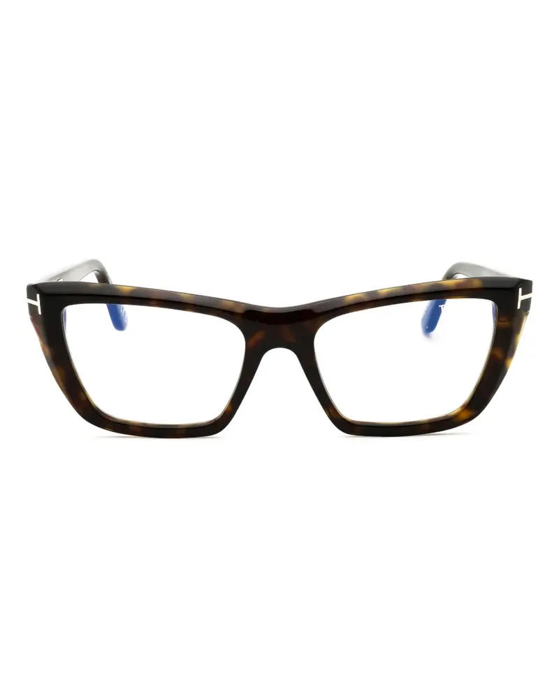 Tom Ford Cat-Eye-Brille - Braun Braun