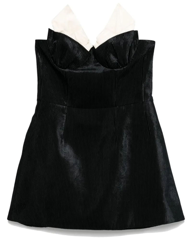 SHUSHU/TONG Minikleid mit Bustier - Schwarz Schwarz