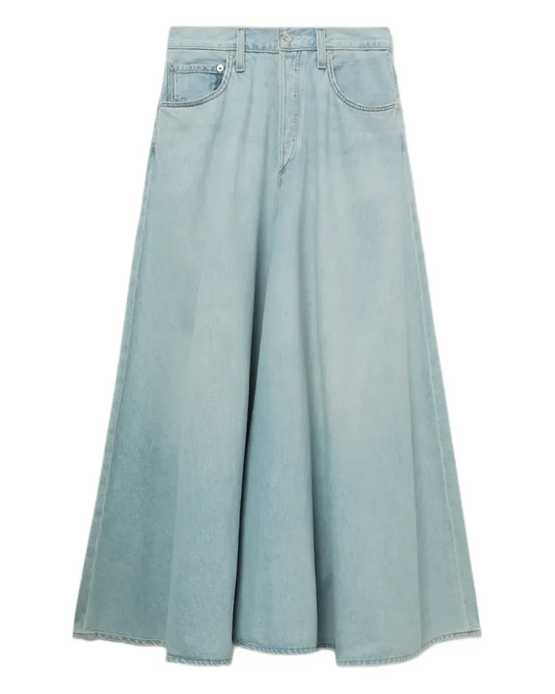 AGOLDE Ausgestellter Maxirock - Blau Blau