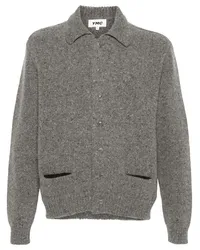 YMC Rat Pack Cardigan Grau