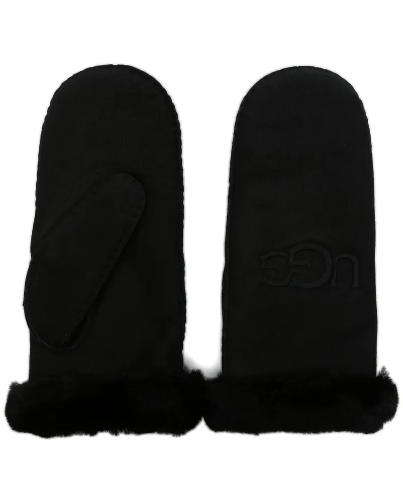 UGG Fäustlinge mit Shearling - Schwarz Schwarz