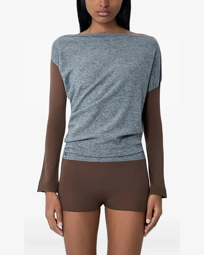 KIKO KOSTADINOV long-sleeve bodysuit - Grau Grau