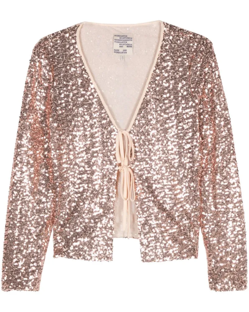 Baum und Pferdgarten June Cardigan mit Pailletten - Nude Nude