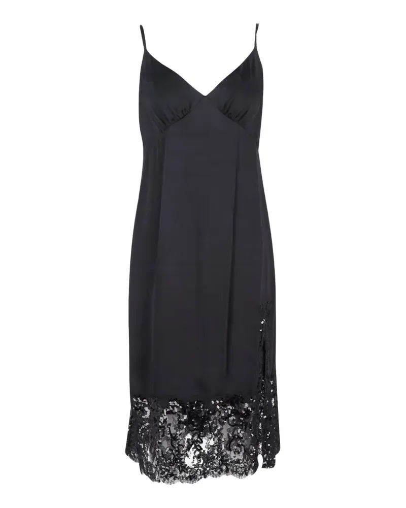 Michael Kors sequin-embellished midi dress - Schwarz Schwarz