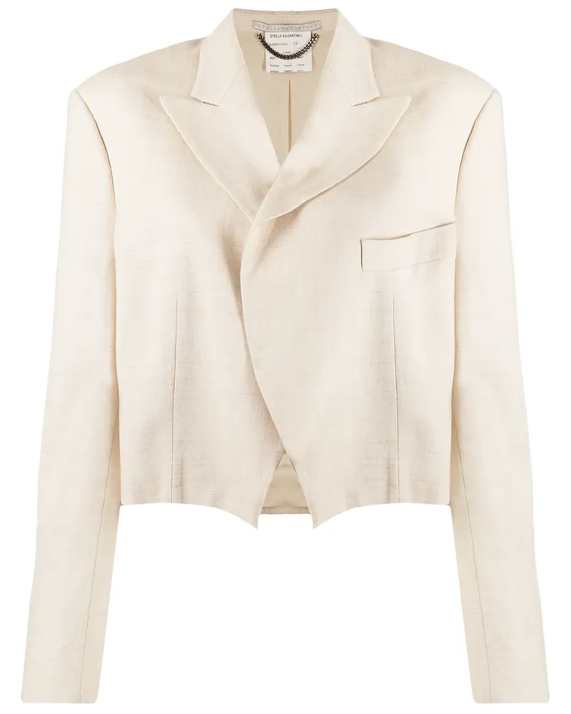 Stella McCartney Cropped-Jacke - Nude Nude