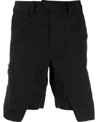 Heliot Emil Asymmetrische Shorts Schwarz