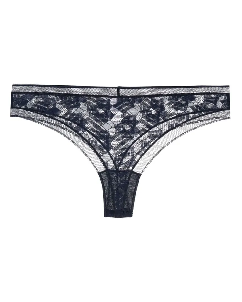 Eres Ode Tanga aus Spitze - Blau Blau