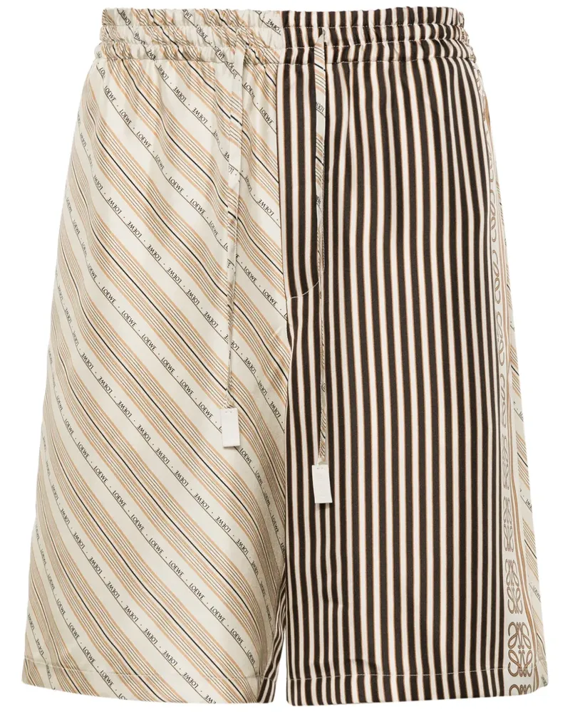 Loewe Shorts aus Seide - Nude Nude