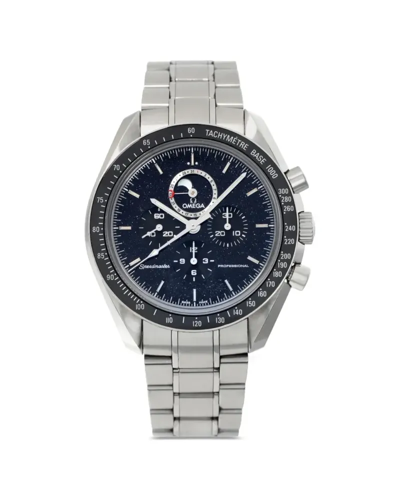 Omega 2016 pre-owned Speedmaster 44mm - Blau Blau
