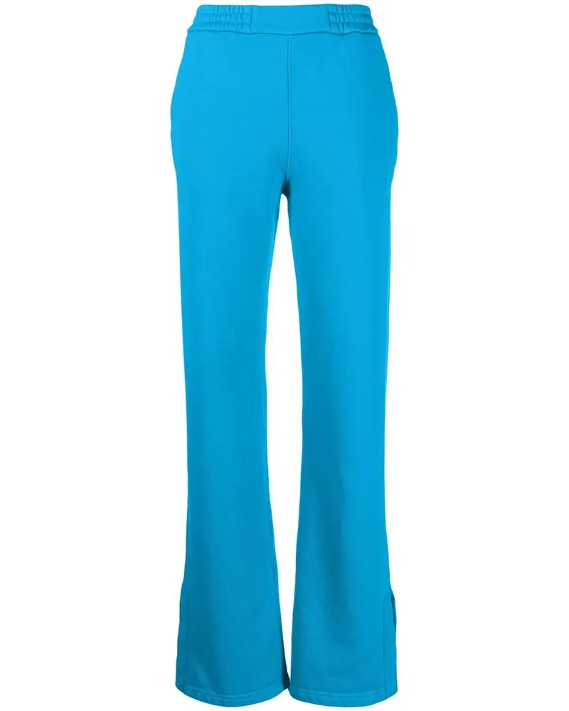 OFF-WHITE Jogginghose mit diagonalen Streifen - Blau Blau