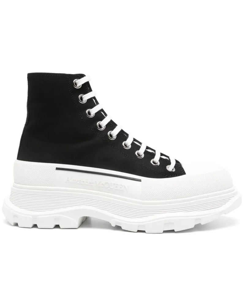 Alexander McQueen Tread Slick Sneakers - Schwarz Schwarz