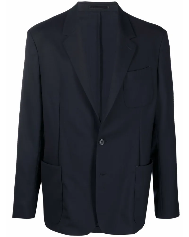 Paul Smith Einreihiges Sakko mit Abnähern - Blau Blau