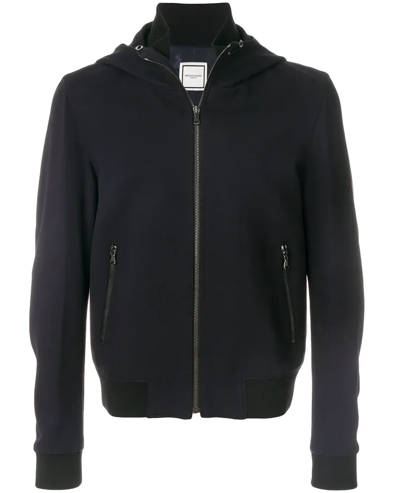 Wooyoungmi Kapuzenjacke aus Wollgemisch - Blau Blau