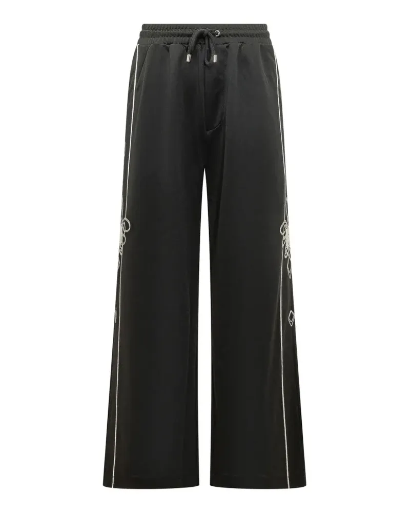 Amiri Lasso Jogginghose mit Stickerei - Schwarz Schwarz