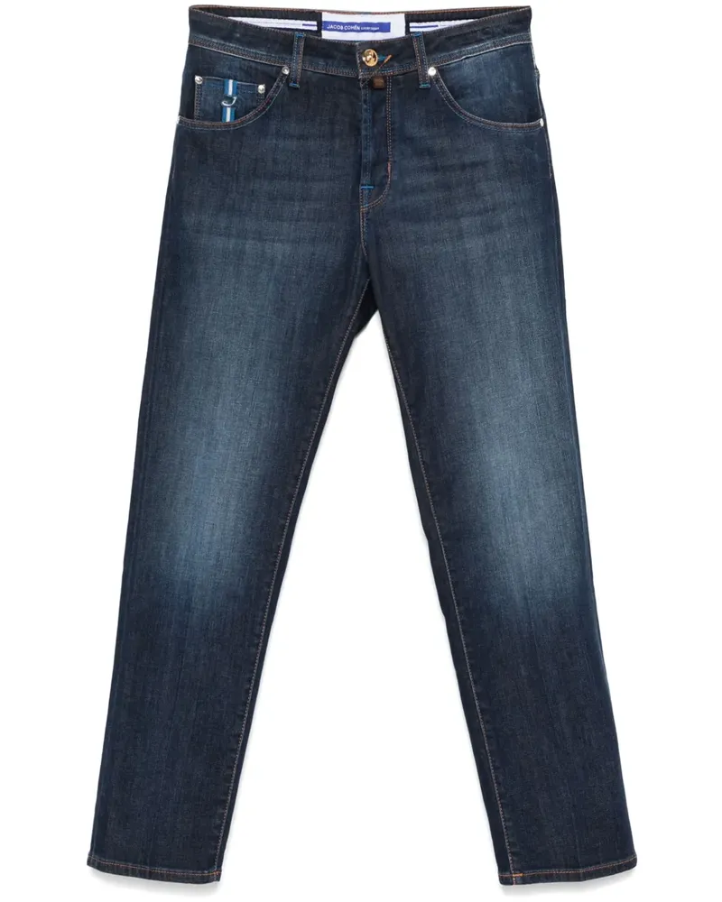Jacob Cohën Jeans mit Einstecktuch - Blau Blau