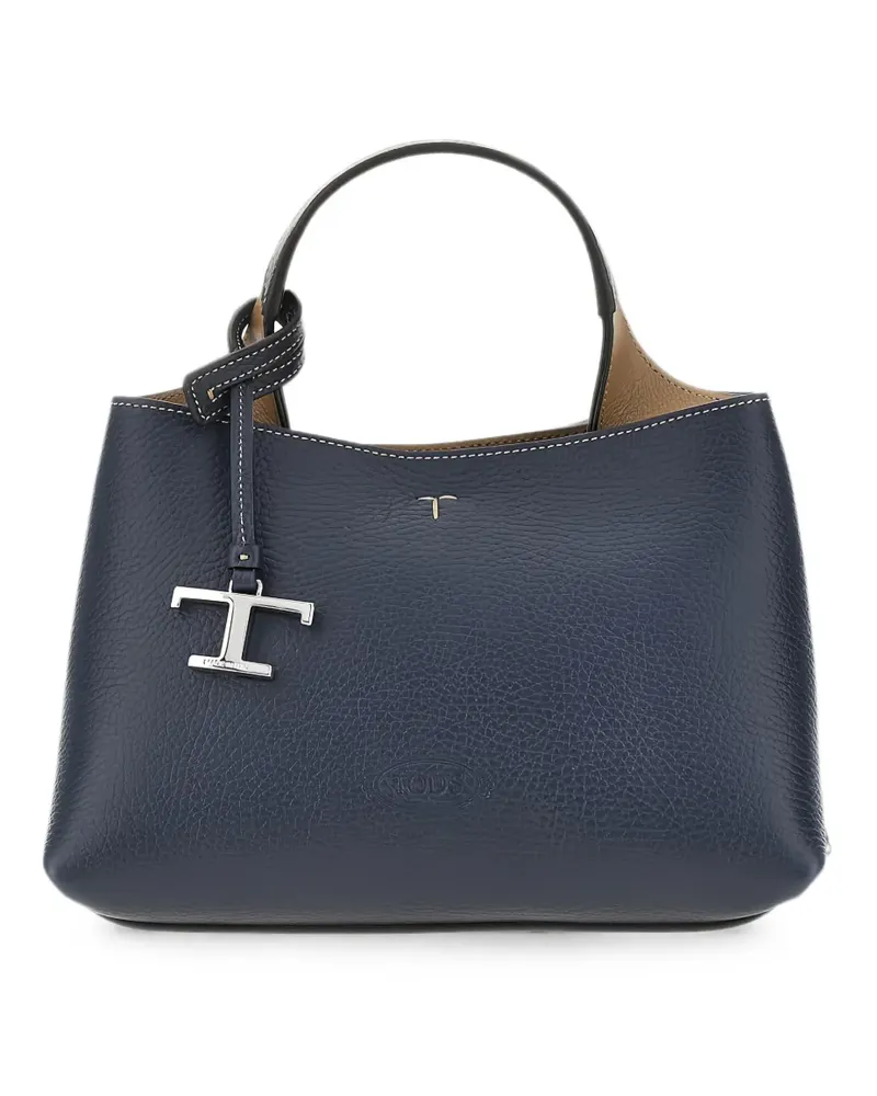 TOD'S T Timeless leather cross body bag - Blau Blau