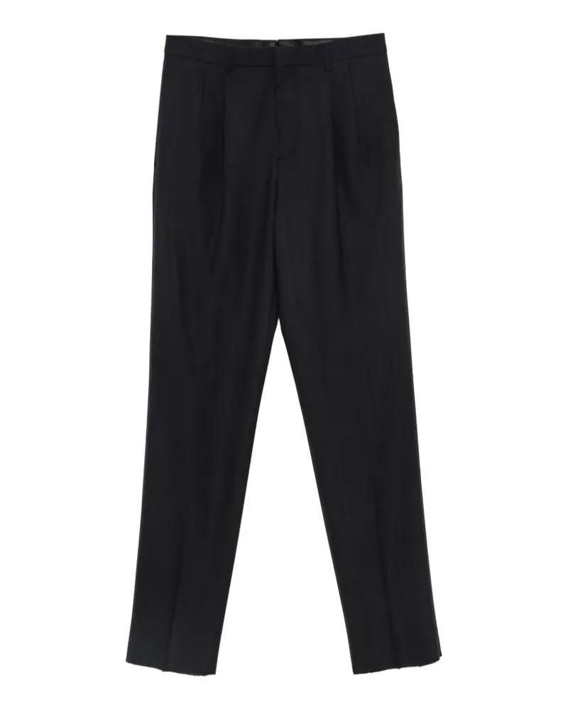 LARDINI Klassische Bundfaltenhose - Schwarz Schwarz