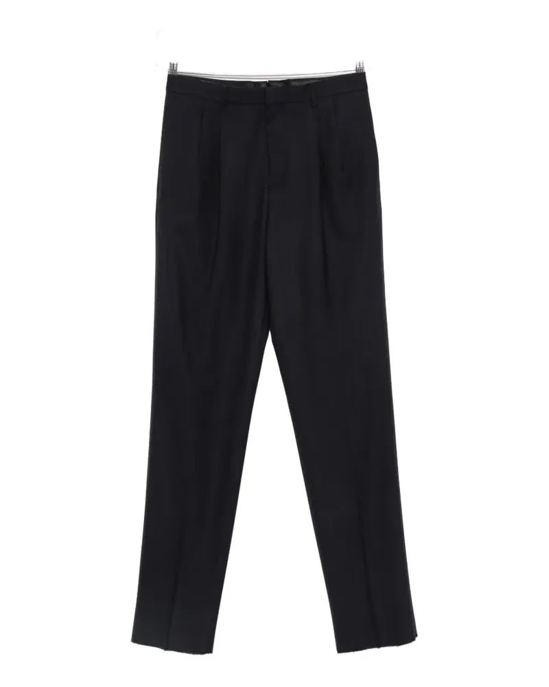 LARDINI pleated tailored trousers - Schwarz Schwarz