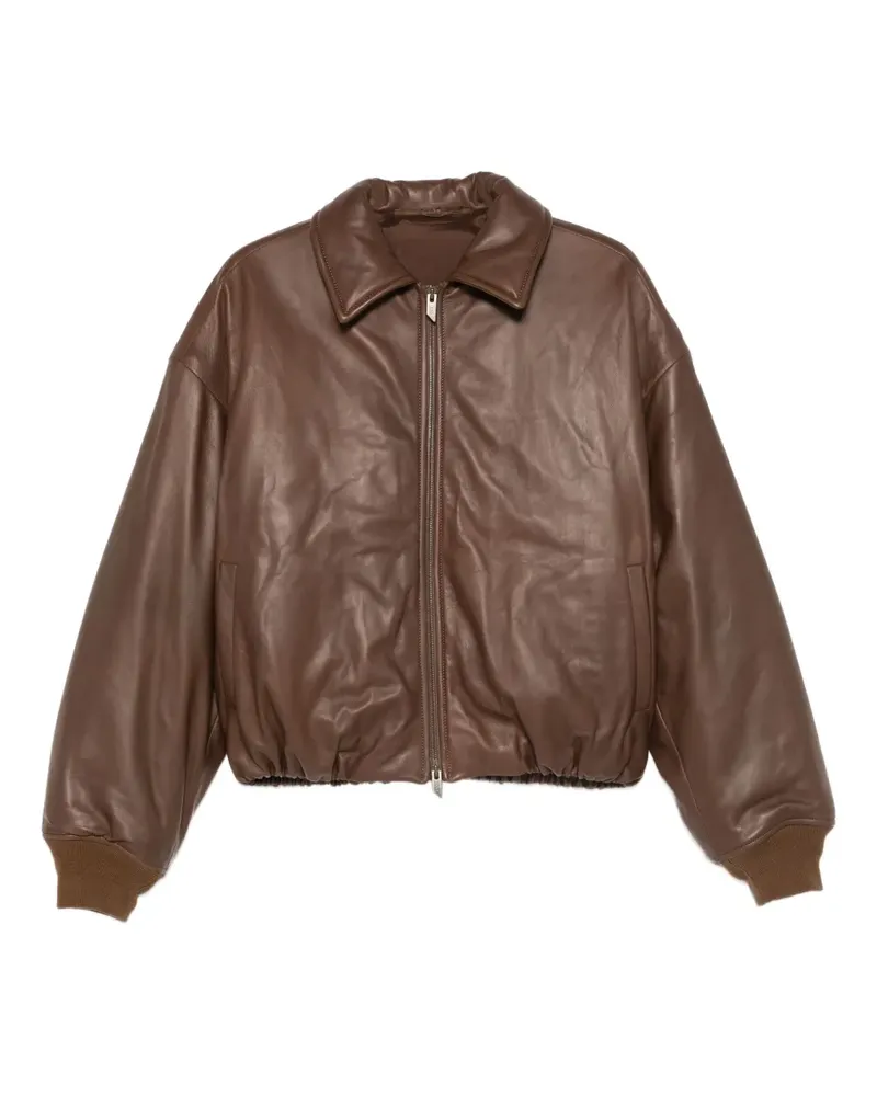 Salvatore Santoro zip-up jacket - Braun Braun