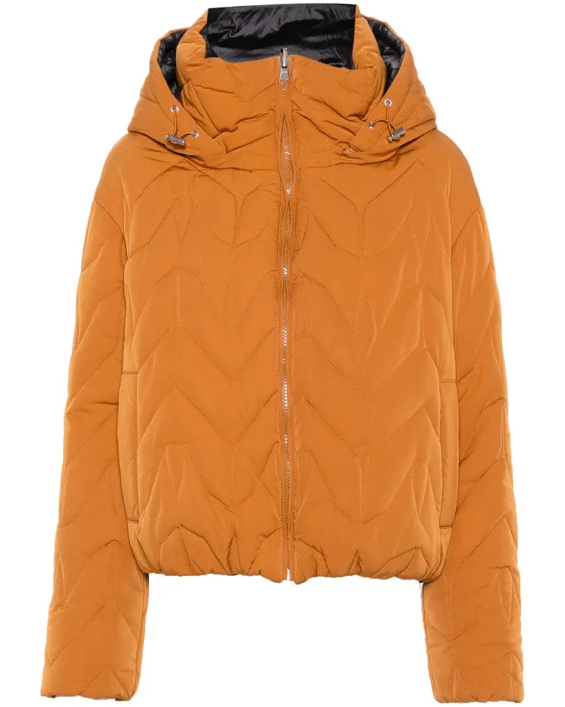 Patrizia Pepe Matte Daunenjacke - Braun Braun