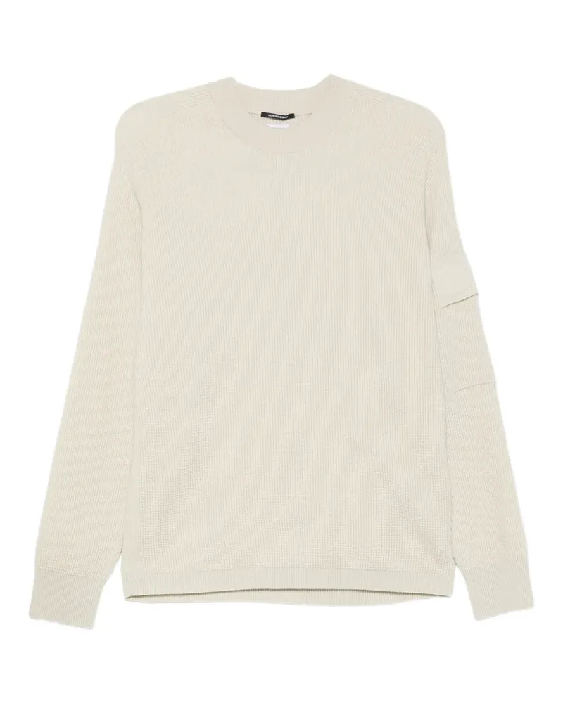 C.P. Company Pullover mit Waffelstrick-Muster - Nude Nude