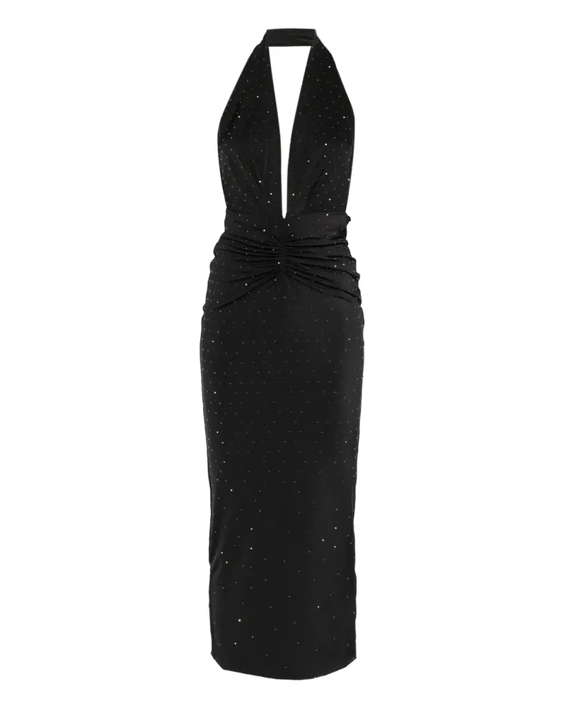 ANDAMANE Midikleid mit Neckholder - Schwarz Schwarz