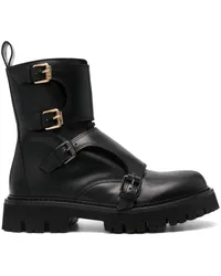 Moschino Knöchelhohe Stiefel Schwarz