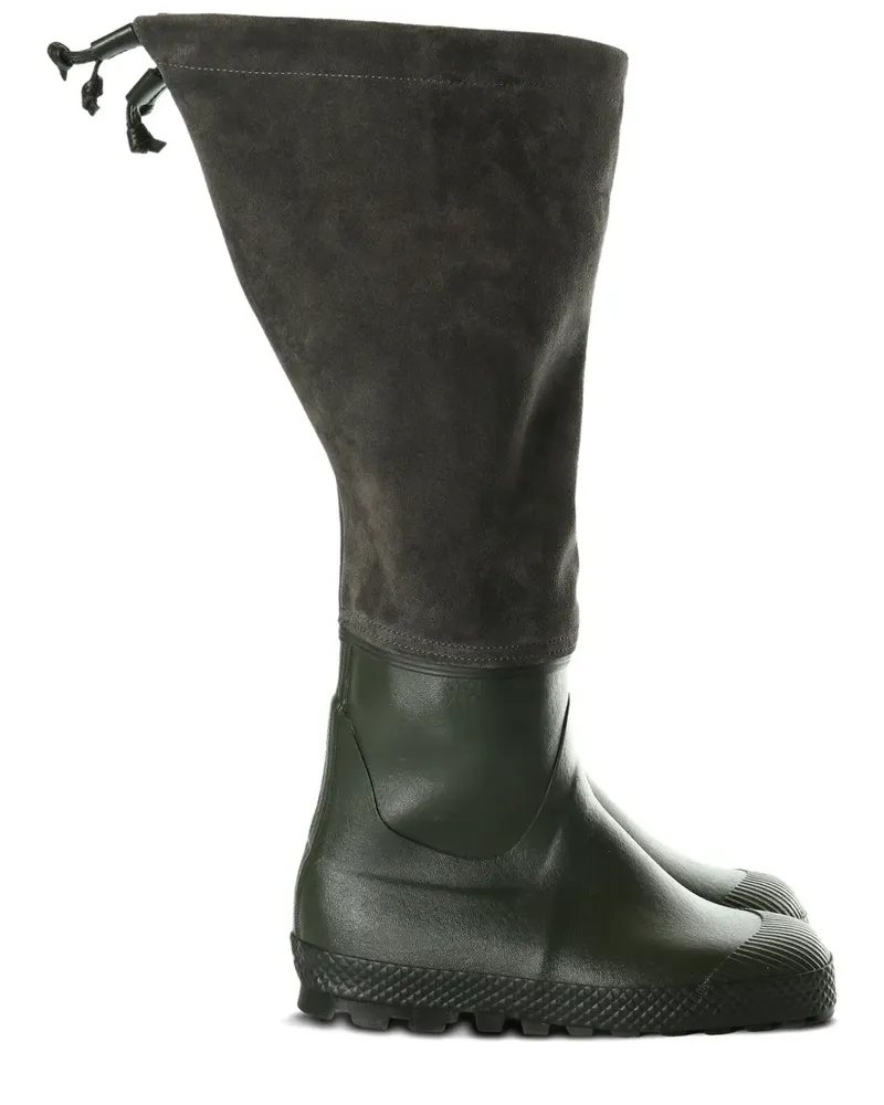 Rier Regenstiefel mit Einsätzen aus Velours - Grün Grün