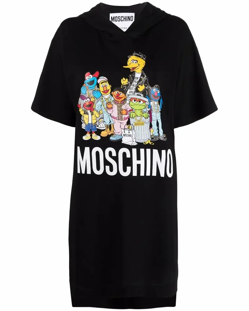 Moschino x Sesame Street© Kleid - Schwarz Schwarz