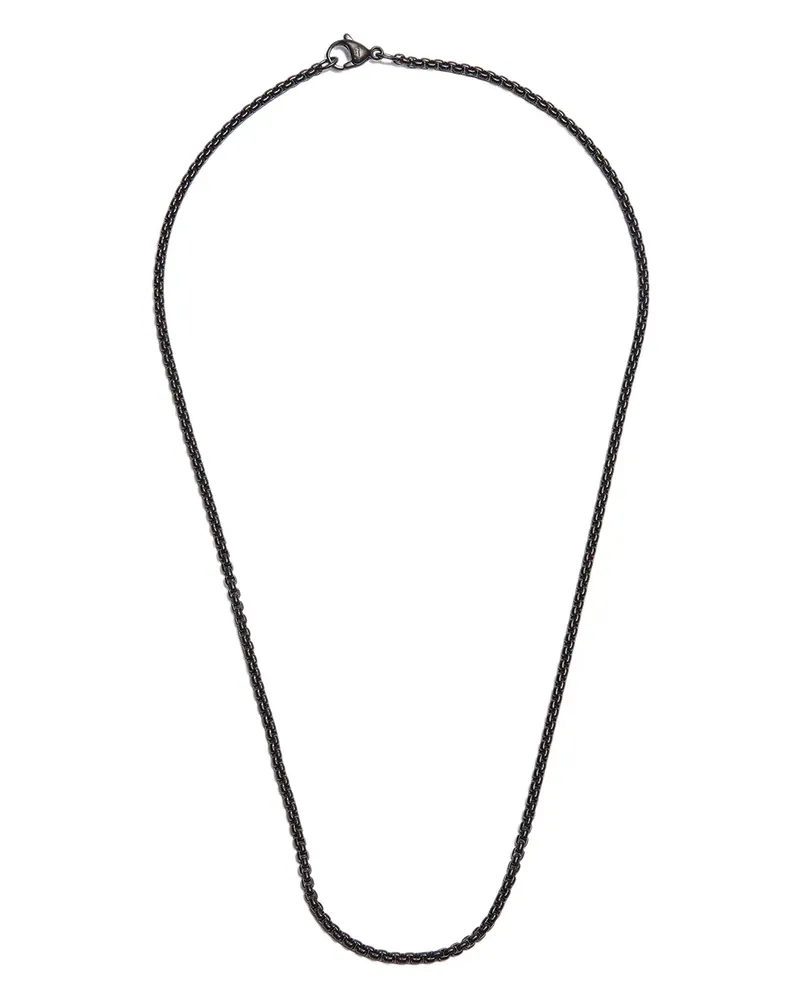 David Yurman Box Chain Halskette 2,7mm - Schwarz Schwarz
