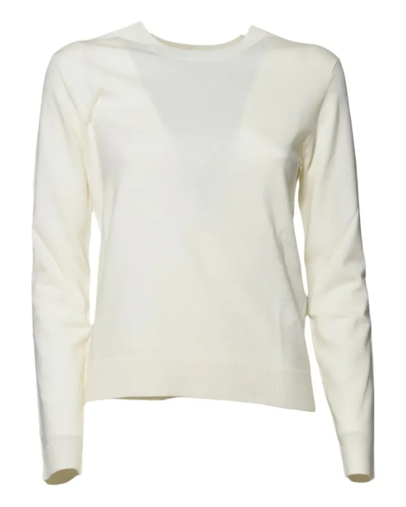 Max Mara Pullover mit Rundhalsausschnitt - Nude Nude