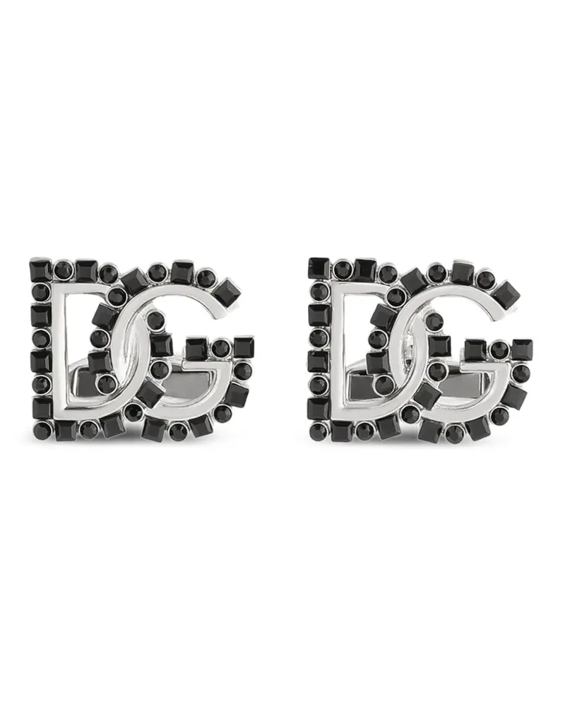 Dolce & Gabbana Manschettenknöpfe mit Logo - Silber Silber